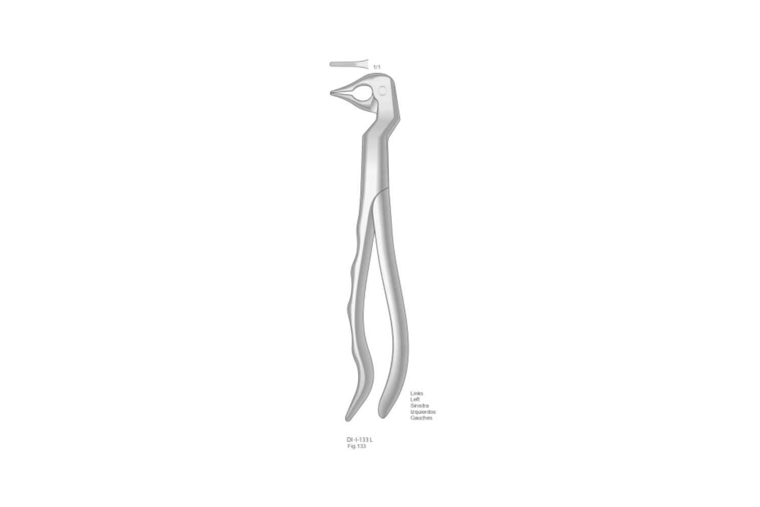 Zahnzangen Pabformgriff Extracting Forceps