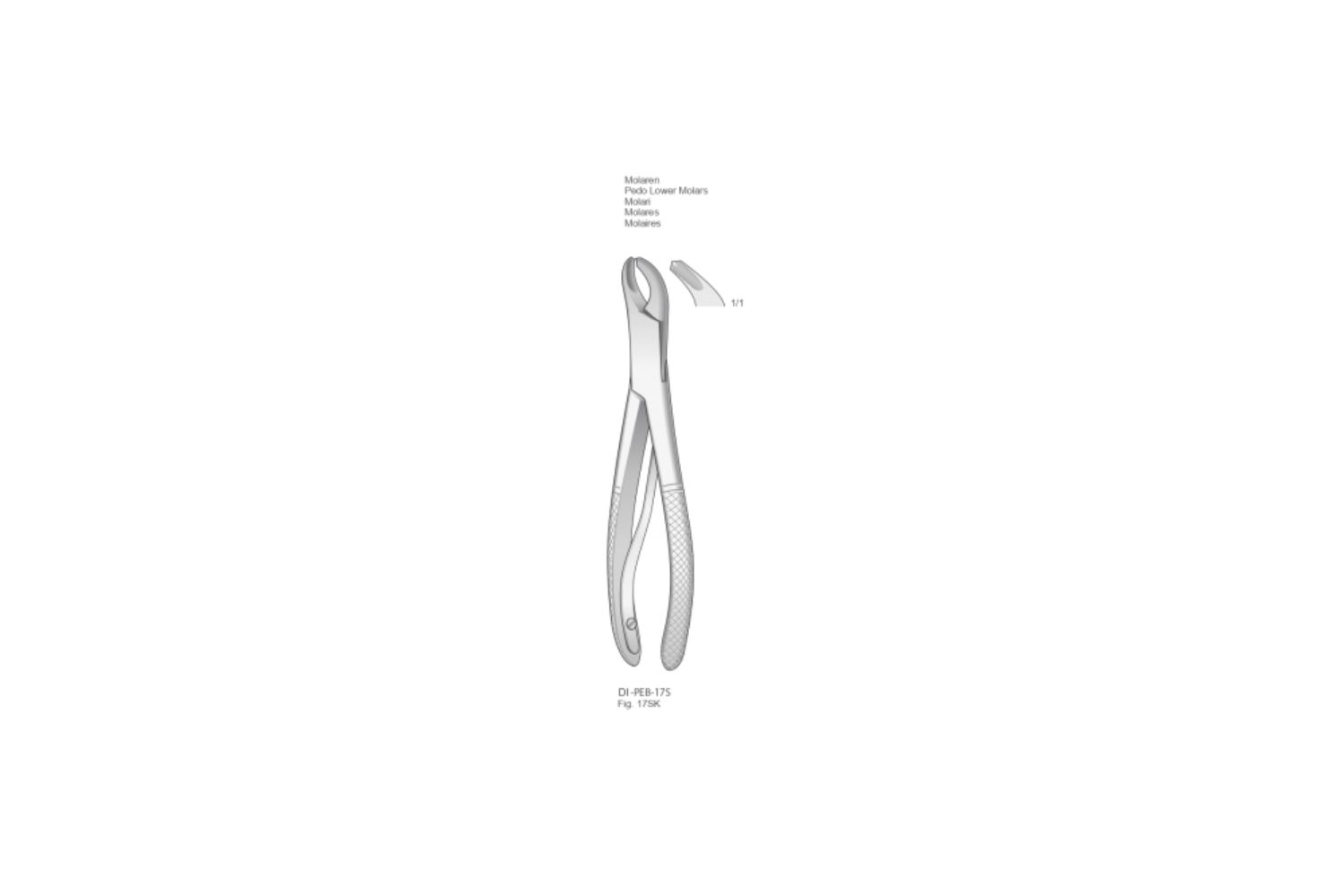 Kinderzahnzangen,Amerikanische Form Extracting Forceps