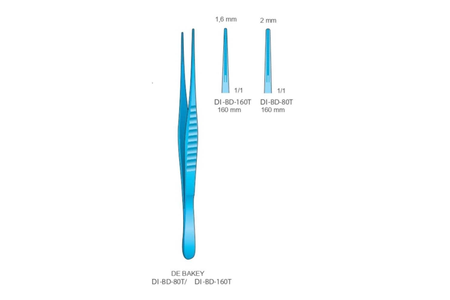 Titanium Tissue Forcep