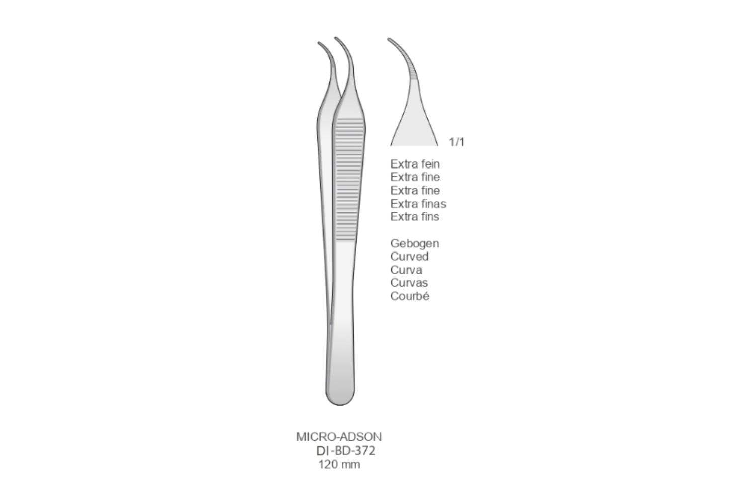 Tissue and Dressing Forcep