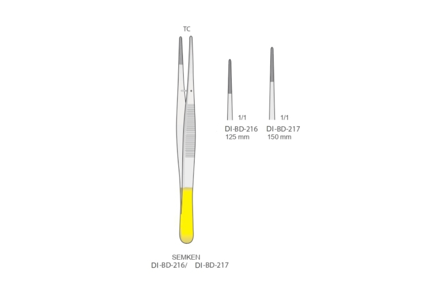 Tissue Forcep Non-Traumatic Forcep