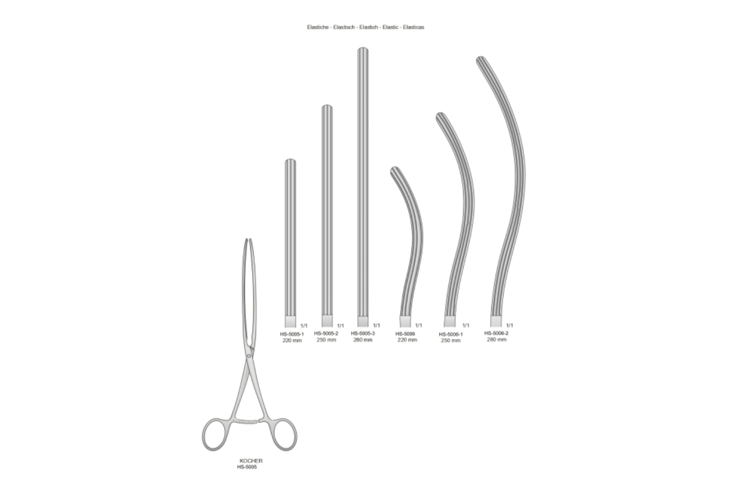 Intestinal Clamp Soft Elastic