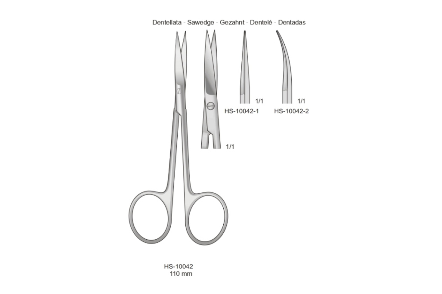 Micro Scissors, Bayonet-Shared