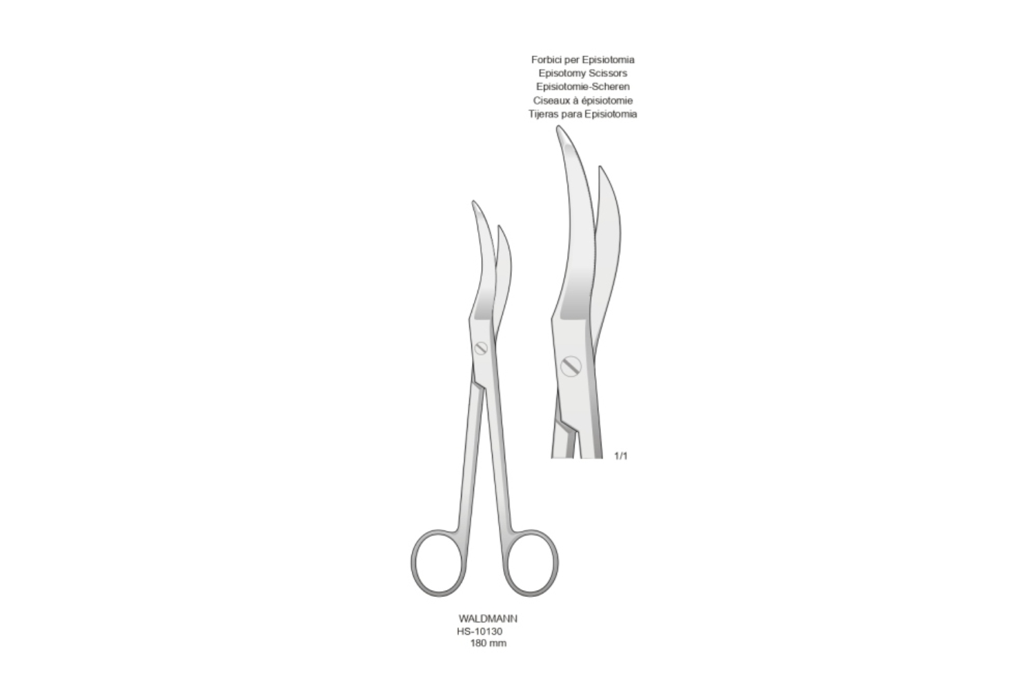 Episotomy Scissors